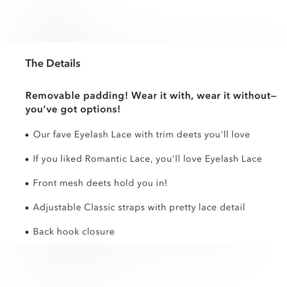 🎁🆕 Women’s Aerie Black Padded Bralette - Picture 7 of 16